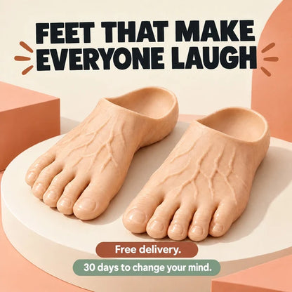 🦶 Bigfoot Feet Slippers – The Gag Gift That Steals Every Room